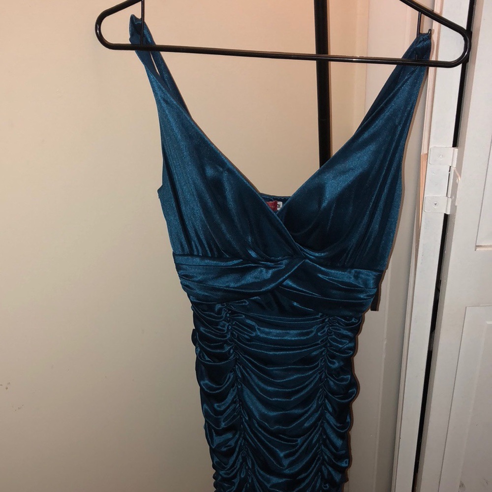 Blue dress